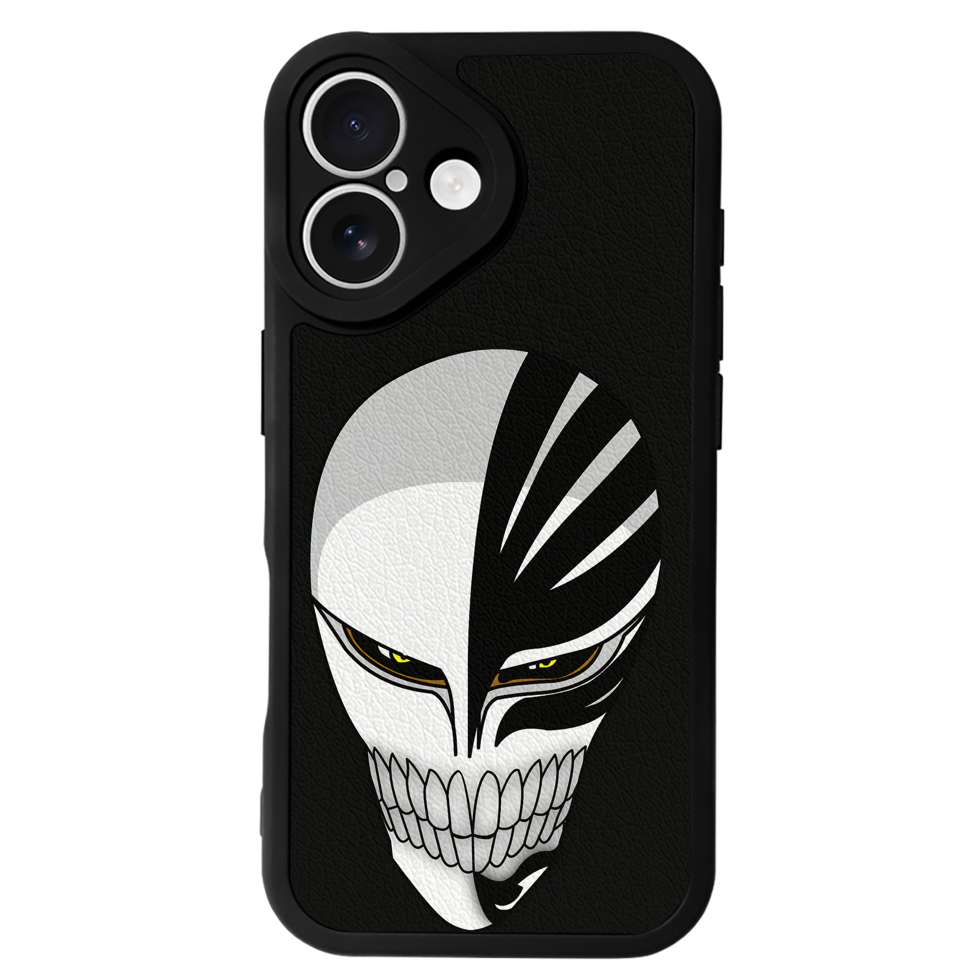 ブリーチ 黒崎一護（くろさき いちご）BLEACH Kurosaki Ichigo 【iPhone 16シリーズ対応】シリコンスマホケース（レザー調） 材質：シリコン
